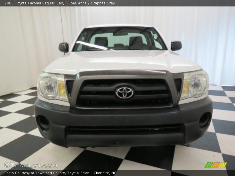 Super White / Graphite Gray 2005 Toyota Tacoma Regular Cab