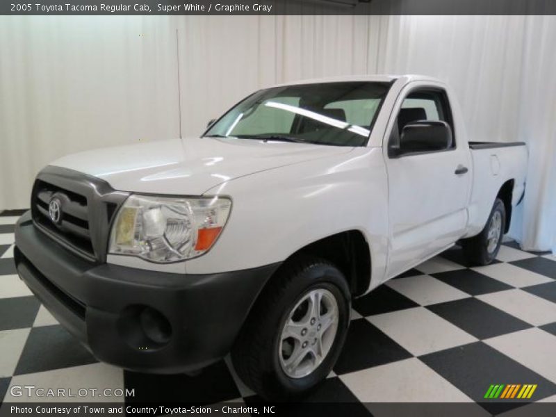 Super White / Graphite Gray 2005 Toyota Tacoma Regular Cab