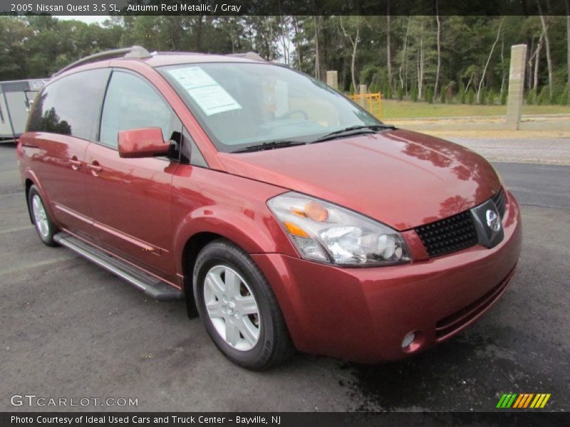 Autumn Red Metallic / Gray 2005 Nissan Quest 3.5 SL