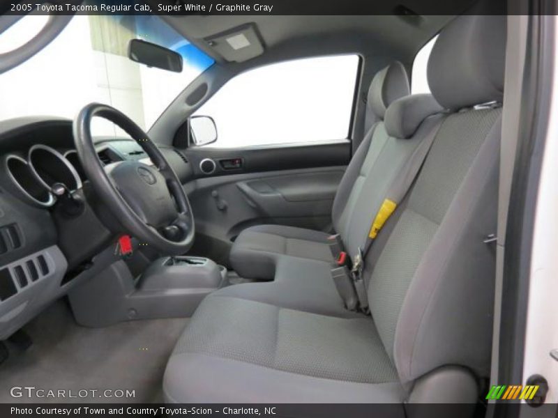 Super White / Graphite Gray 2005 Toyota Tacoma Regular Cab