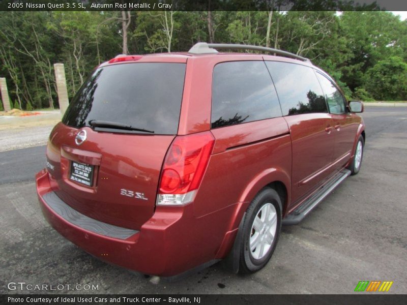 Autumn Red Metallic / Gray 2005 Nissan Quest 3.5 SL