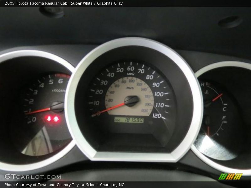Super White / Graphite Gray 2005 Toyota Tacoma Regular Cab