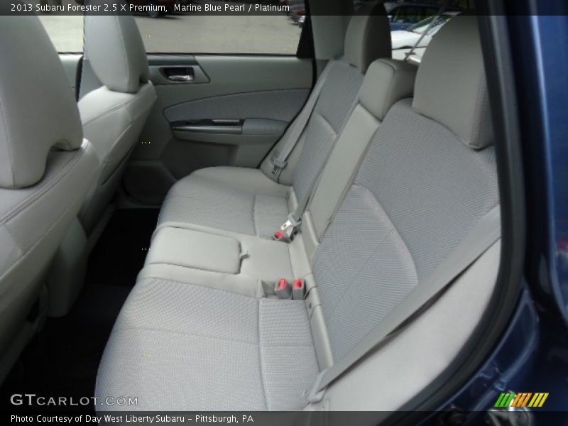 Marine Blue Pearl / Platinum 2013 Subaru Forester 2.5 X Premium