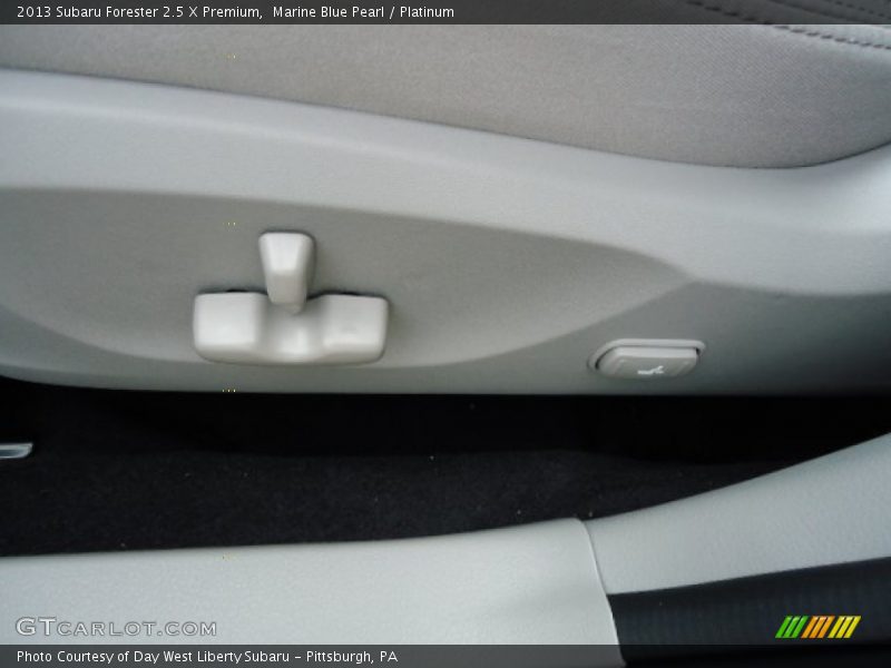 Marine Blue Pearl / Platinum 2013 Subaru Forester 2.5 X Premium