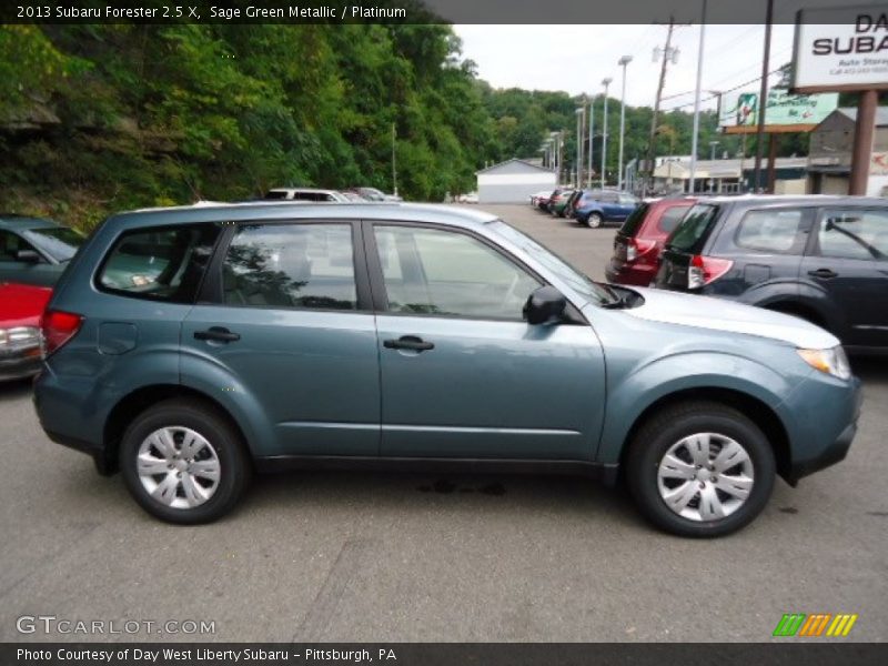 Sage Green Metallic / Platinum 2013 Subaru Forester 2.5 X