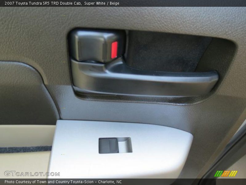 Super White / Beige 2007 Toyota Tundra SR5 TRD Double Cab