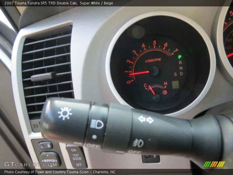 Super White / Beige 2007 Toyota Tundra SR5 TRD Double Cab