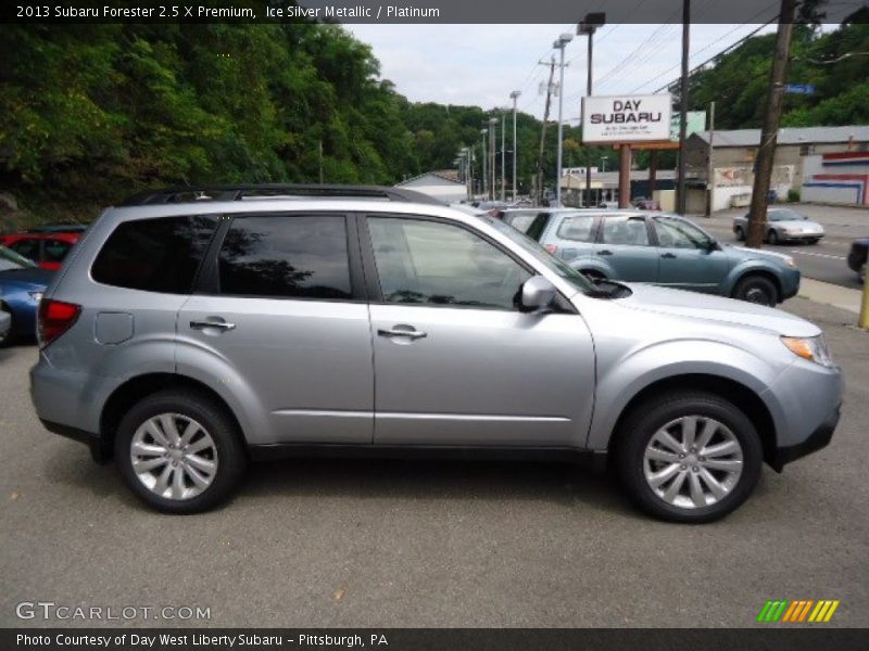 Ice Silver Metallic / Platinum 2013 Subaru Forester 2.5 X Premium