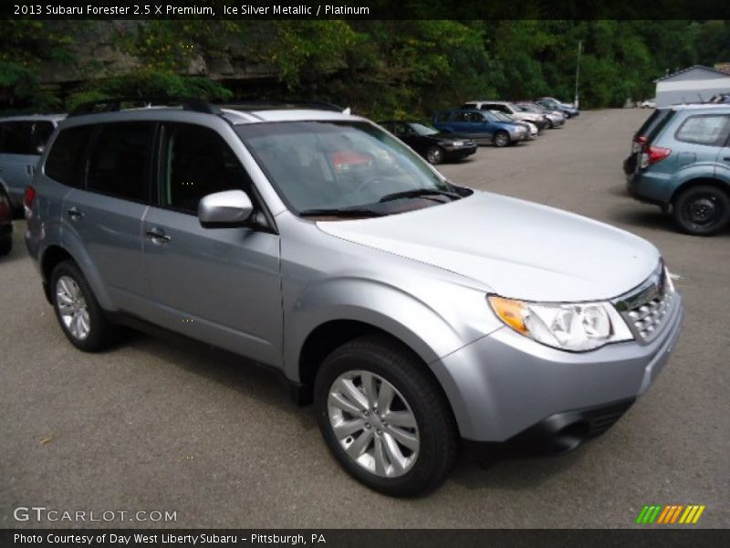 Ice Silver Metallic / Platinum 2013 Subaru Forester 2.5 X Premium
