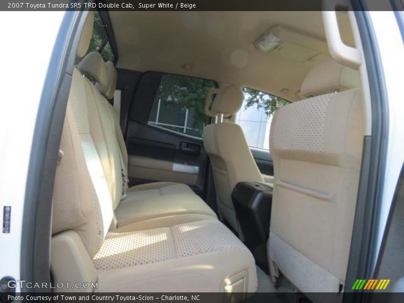 Super White / Beige 2007 Toyota Tundra SR5 TRD Double Cab