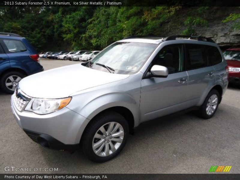 Ice Silver Metallic / Platinum 2013 Subaru Forester 2.5 X Premium