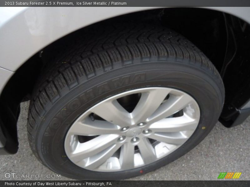 Ice Silver Metallic / Platinum 2013 Subaru Forester 2.5 X Premium