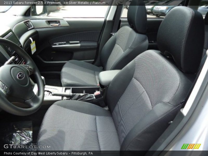Ice Silver Metallic / Platinum 2013 Subaru Forester 2.5 X Premium