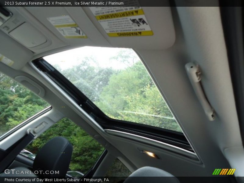 Ice Silver Metallic / Platinum 2013 Subaru Forester 2.5 X Premium