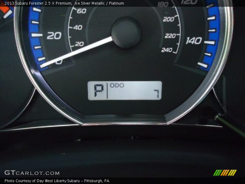 Ice Silver Metallic / Platinum 2013 Subaru Forester 2.5 X Premium