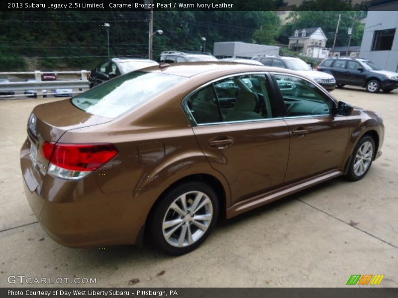 Caramel Bronze Pearl / Warm Ivory Leather 2013 Subaru Legacy 2.5i Limited