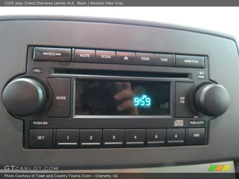 Black / Medium Slate Gray 2005 Jeep Grand Cherokee Laredo 4x4