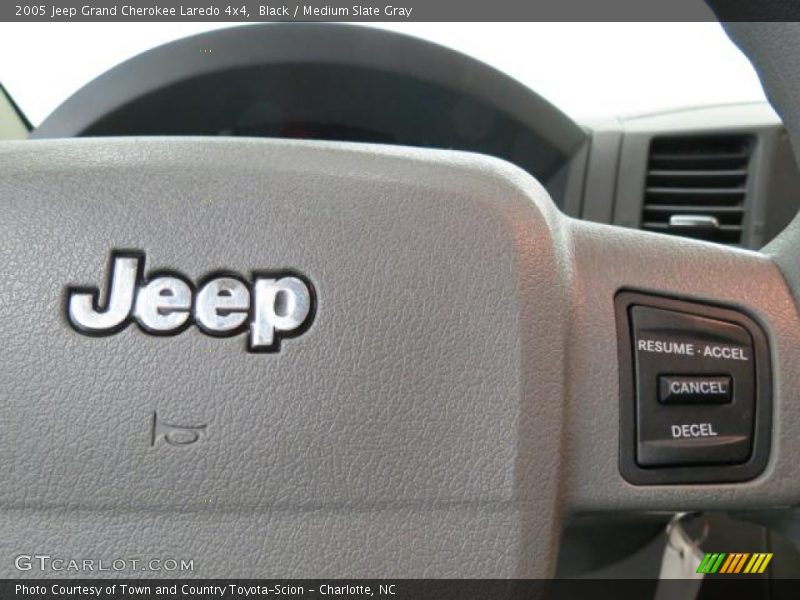 Black / Medium Slate Gray 2005 Jeep Grand Cherokee Laredo 4x4