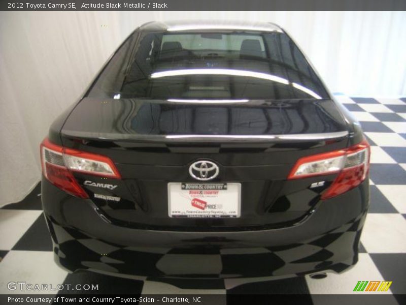 Attitude Black Metallic / Black 2012 Toyota Camry SE