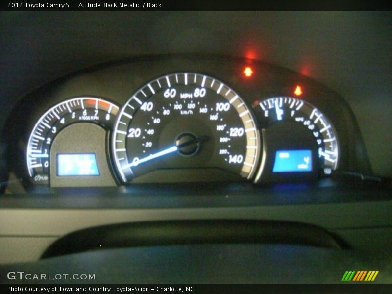Attitude Black Metallic / Black 2012 Toyota Camry SE
