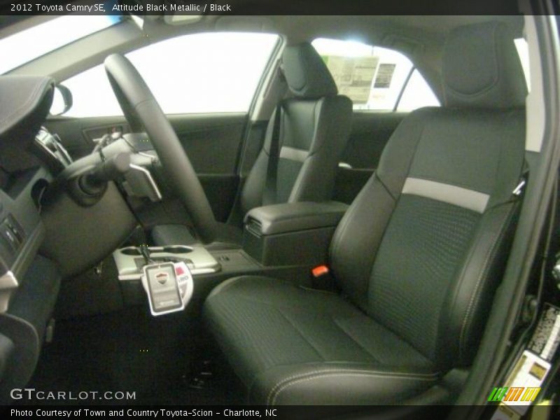Attitude Black Metallic / Black 2012 Toyota Camry SE