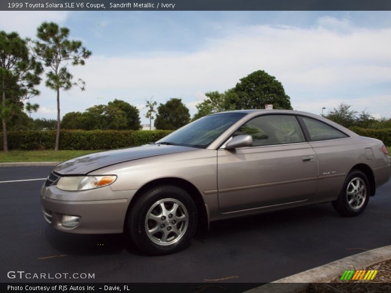 Sandrift Metallic / Ivory 1999 Toyota Solara SLE V6 Coupe