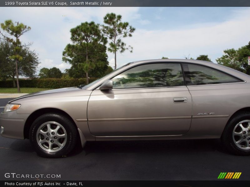 Sandrift Metallic / Ivory 1999 Toyota Solara SLE V6 Coupe
