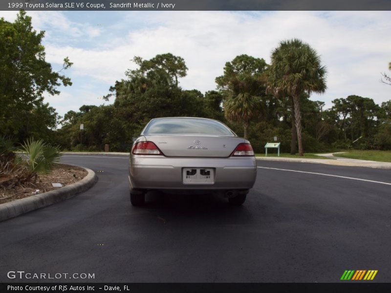 Sandrift Metallic / Ivory 1999 Toyota Solara SLE V6 Coupe