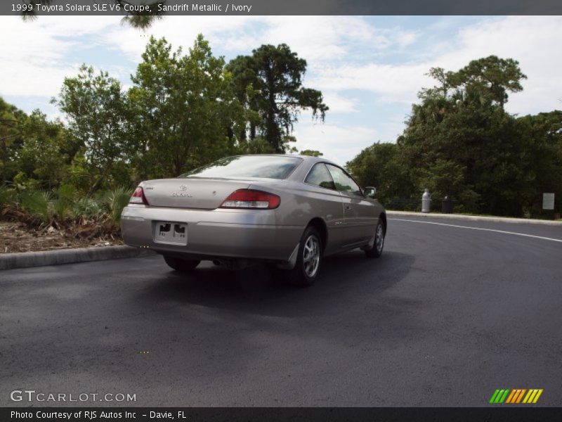 Sandrift Metallic / Ivory 1999 Toyota Solara SLE V6 Coupe