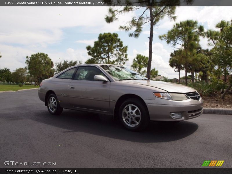 Sandrift Metallic / Ivory 1999 Toyota Solara SLE V6 Coupe