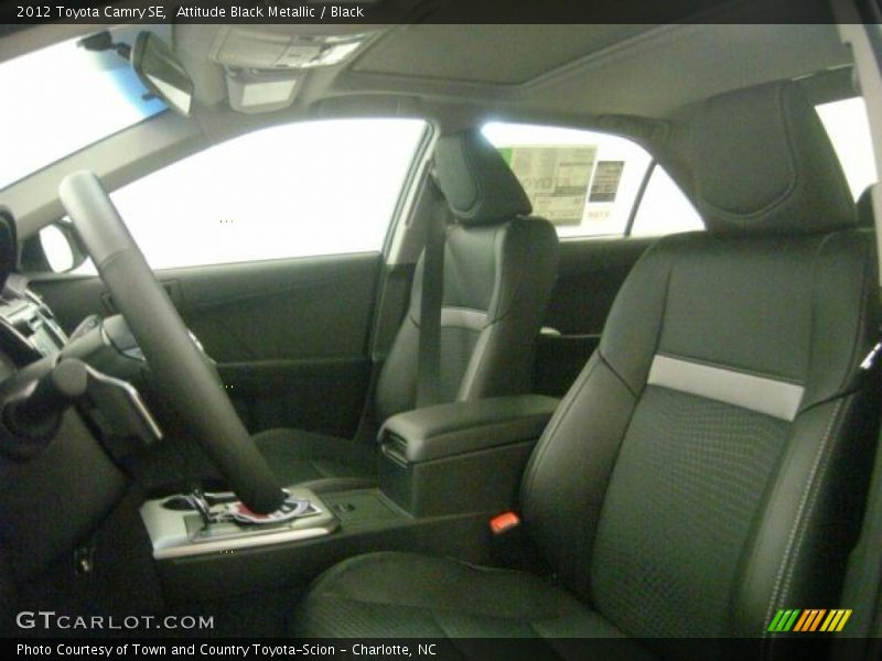 Attitude Black Metallic / Black 2012 Toyota Camry SE