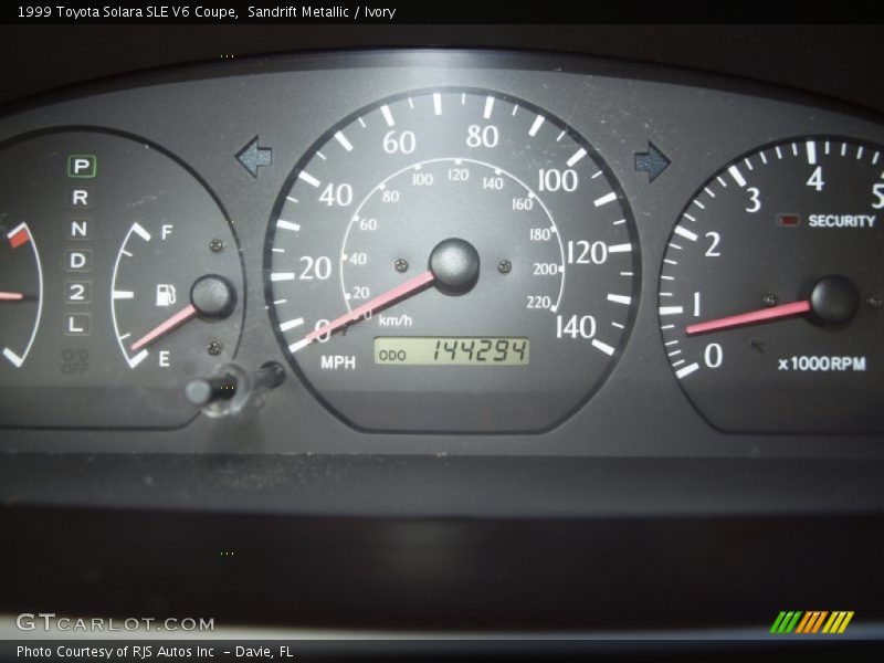 Sandrift Metallic / Ivory 1999 Toyota Solara SLE V6 Coupe