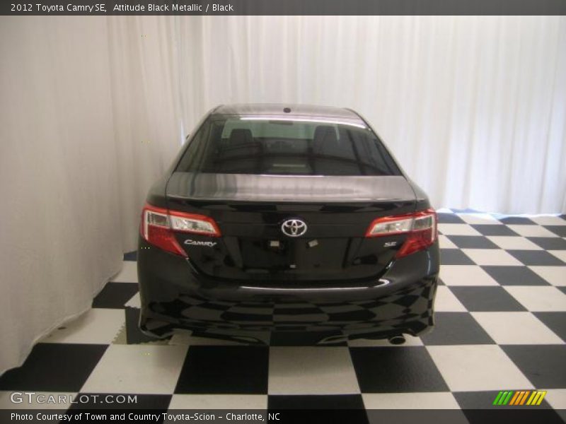 Attitude Black Metallic / Black 2012 Toyota Camry SE