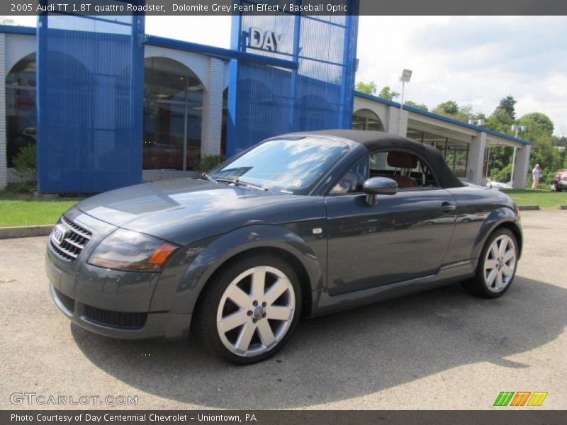 Dolomite Grey Pearl Effect / Baseball Optic 2005 Audi TT 1.8T quattro Roadster