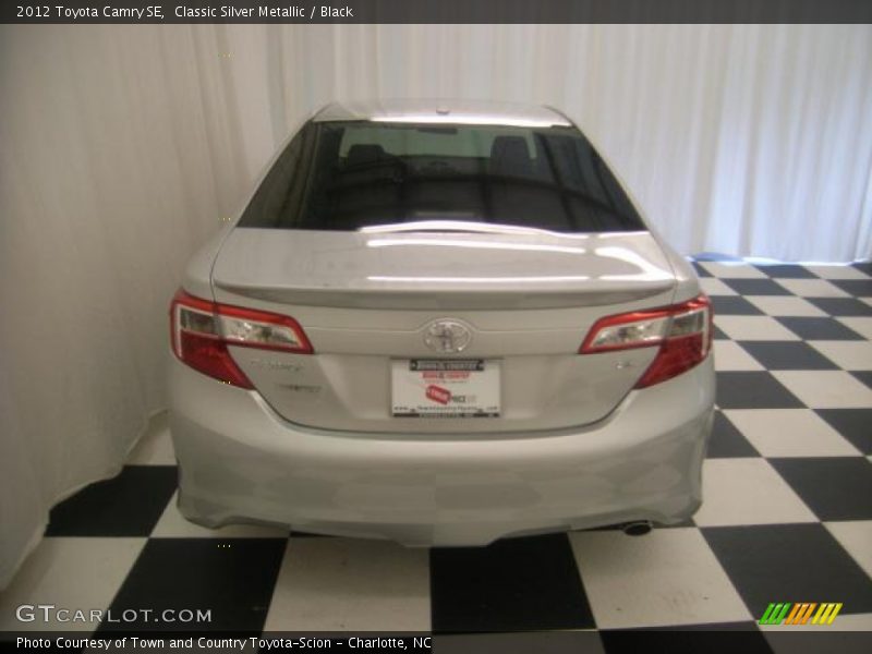 Classic Silver Metallic / Black 2012 Toyota Camry SE