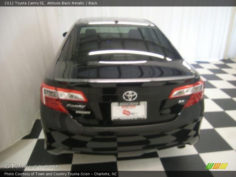 Attitude Black Metallic / Black 2012 Toyota Camry SE