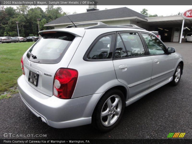 Sunlight Silver Metallic / Off Black 2002 Mazda Protege 5 Wagon