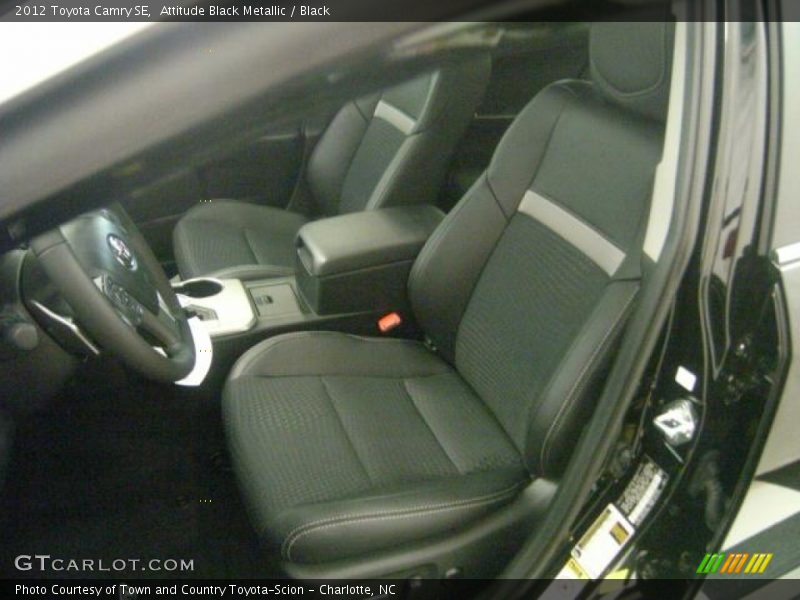 Attitude Black Metallic / Black 2012 Toyota Camry SE