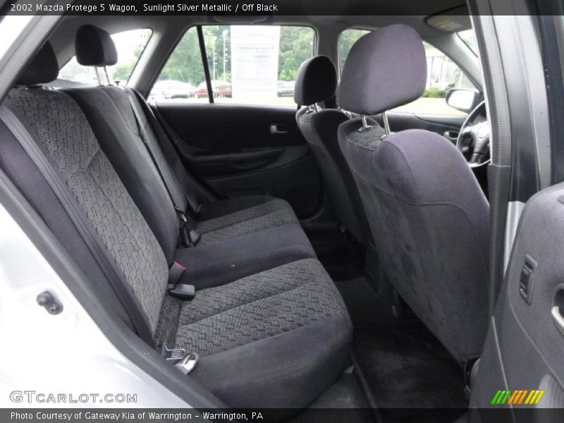 Sunlight Silver Metallic / Off Black 2002 Mazda Protege 5 Wagon