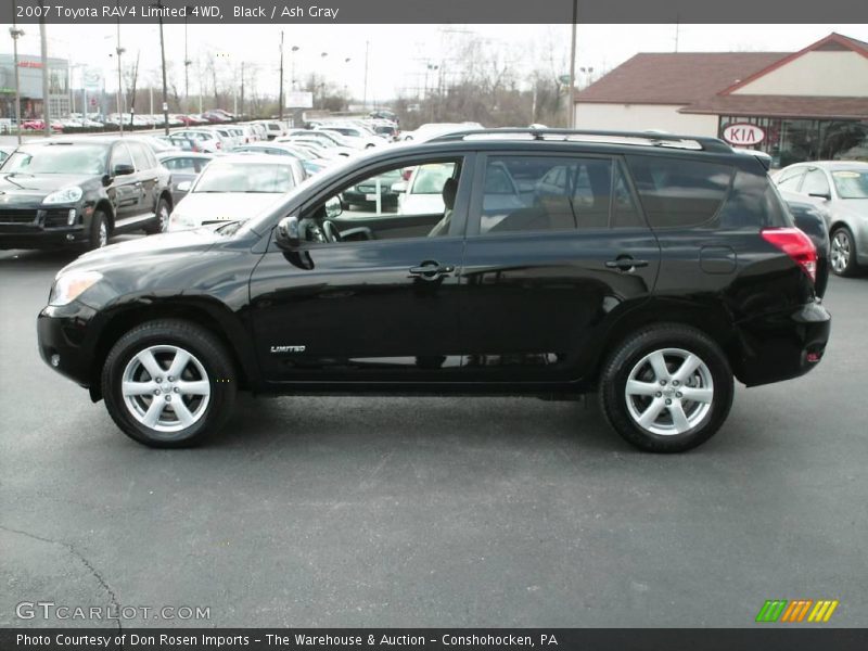 Black / Ash Gray 2007 Toyota RAV4 Limited 4WD