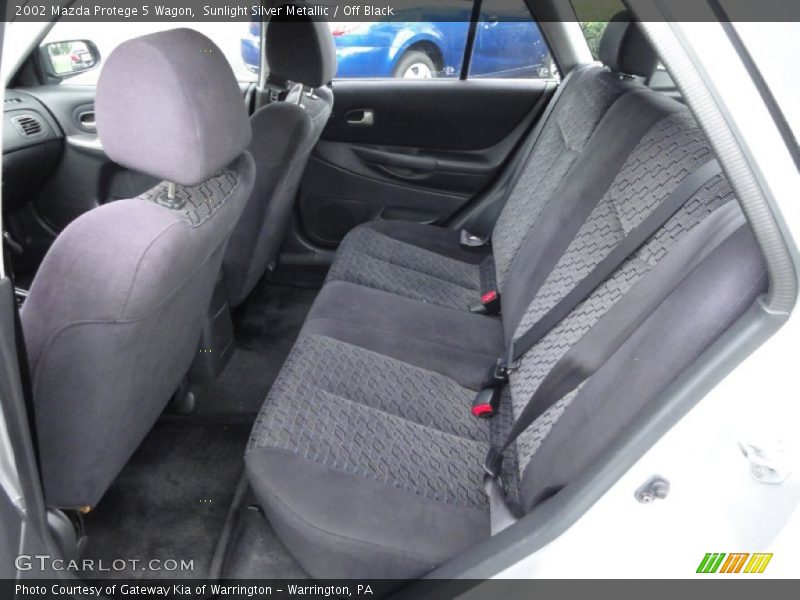 Sunlight Silver Metallic / Off Black 2002 Mazda Protege 5 Wagon
