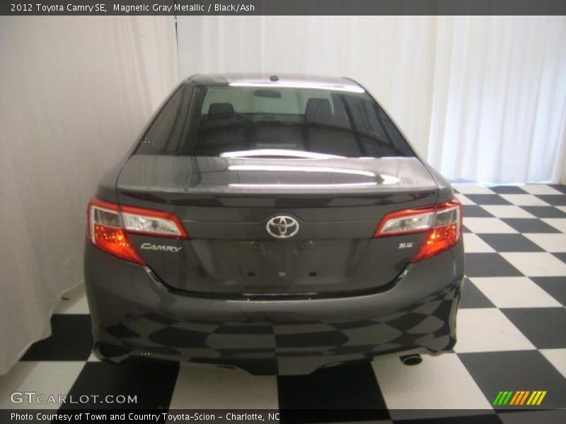 Magnetic Gray Metallic / Black/Ash 2012 Toyota Camry SE