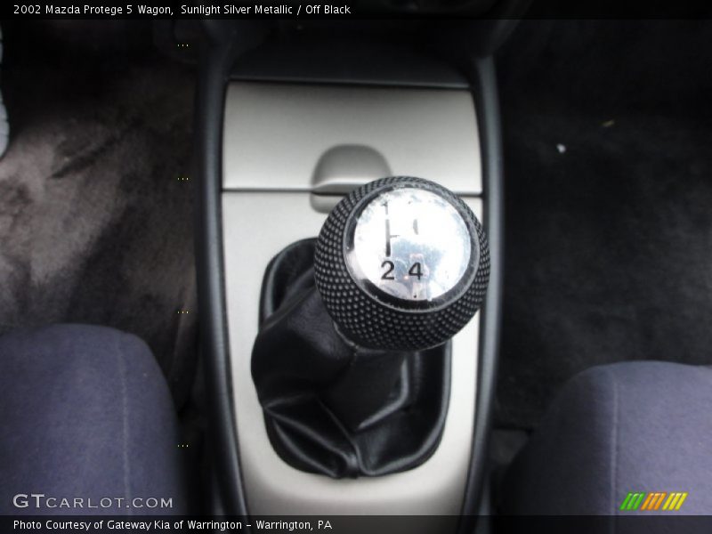 Sunlight Silver Metallic / Off Black 2002 Mazda Protege 5 Wagon