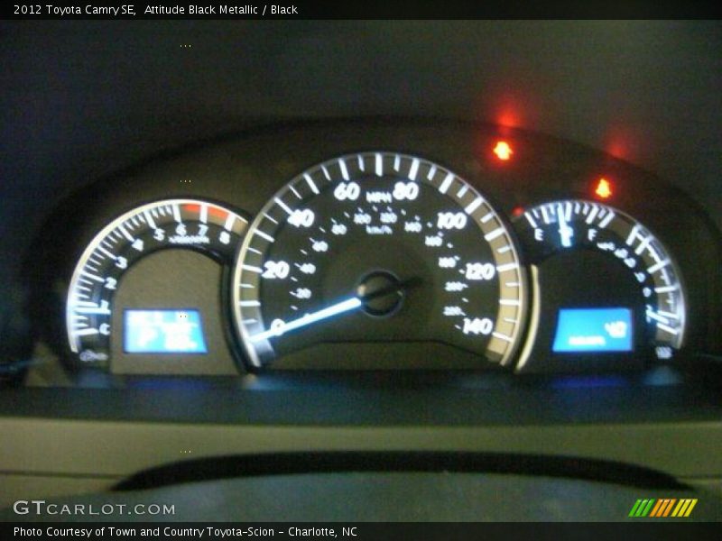 Attitude Black Metallic / Black 2012 Toyota Camry SE