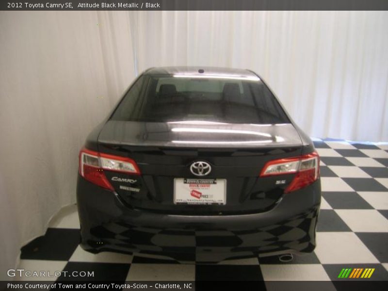 Attitude Black Metallic / Black 2012 Toyota Camry SE
