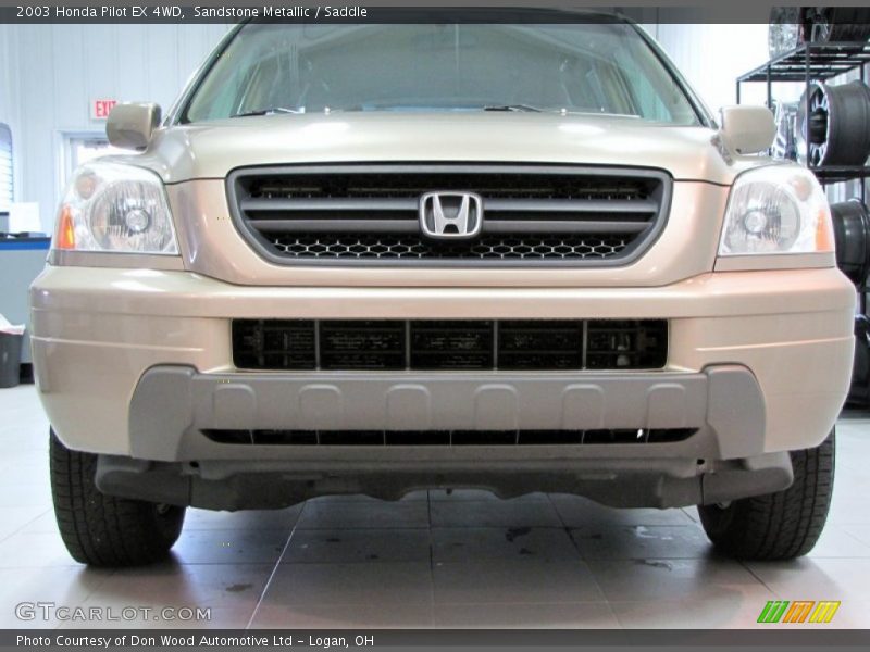 Sandstone Metallic / Saddle 2003 Honda Pilot EX 4WD