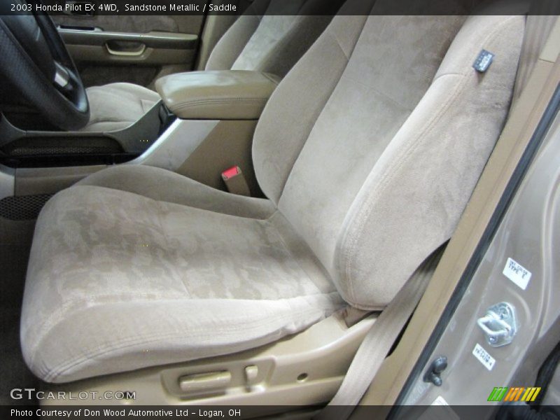 Sandstone Metallic / Saddle 2003 Honda Pilot EX 4WD