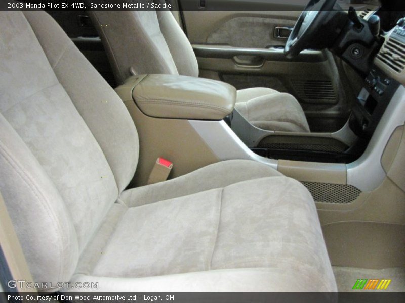 Sandstone Metallic / Saddle 2003 Honda Pilot EX 4WD