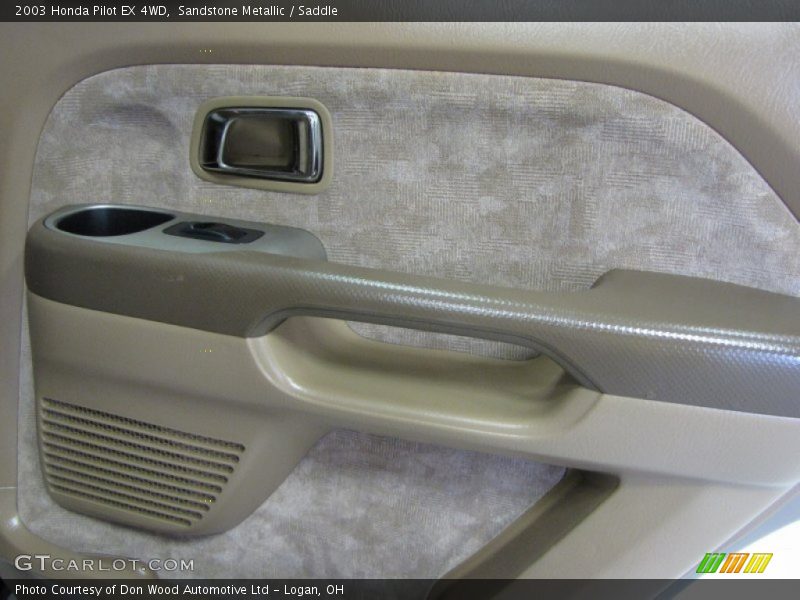 Sandstone Metallic / Saddle 2003 Honda Pilot EX 4WD