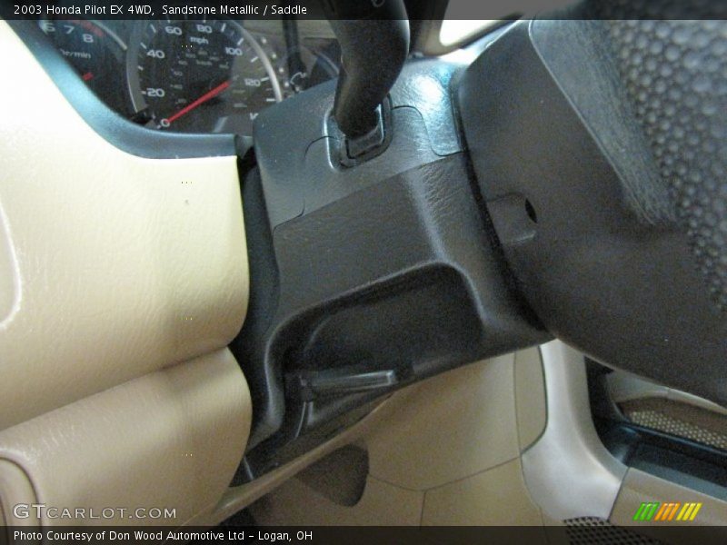 Sandstone Metallic / Saddle 2003 Honda Pilot EX 4WD